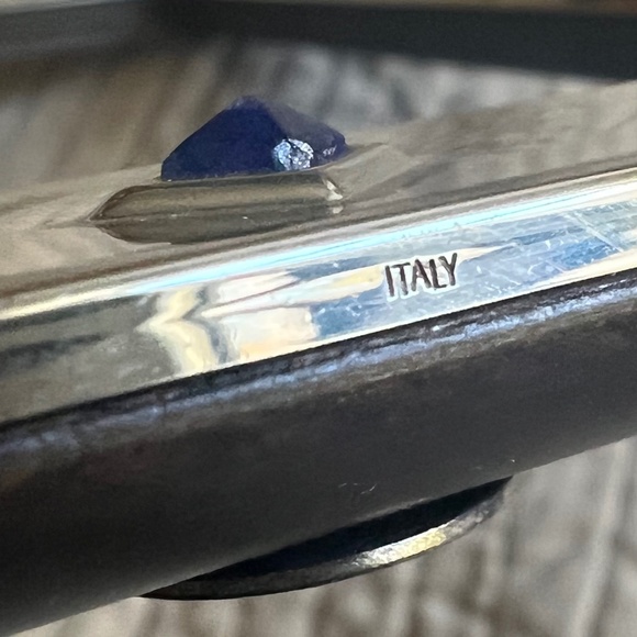 Authentic CARTIER 925 Sterling Silver Photo Frame with Elegant Wood - Picture 12 of 15